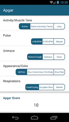 Apgar android App screenshot 0